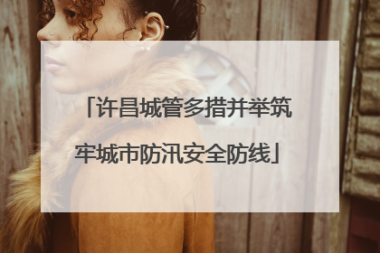 许昌城管多措并举筑牢城市防汛安全防线