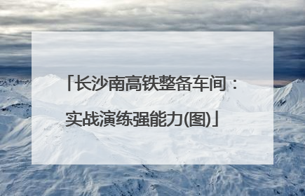 长沙南高铁整备车间：实战演练强能力(图)