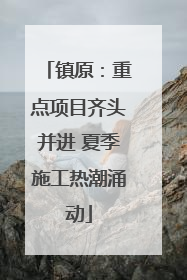 镇原：重点项目齐头并进 夏季施工热潮涌动