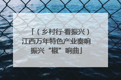 （乡村行·看振兴）江西万年特色产业奏响振兴“椒”响曲