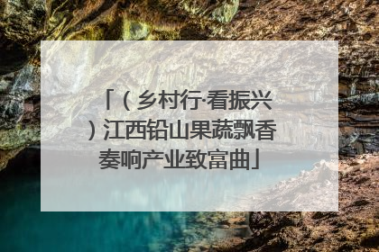 （乡村行·看振兴）江西铅山果蔬飘香 奏响产业致富曲