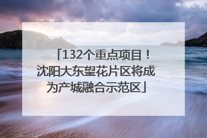 132个重点项目！沈阳大东望花片区将成为产城融合示范区