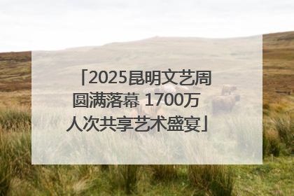 2025昆明文艺周圆满落幕 1700万人次共享艺术盛宴